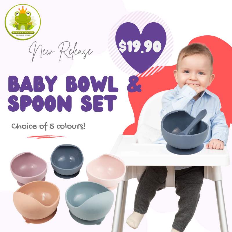 Silicone Baby Bowl & Spoon Set