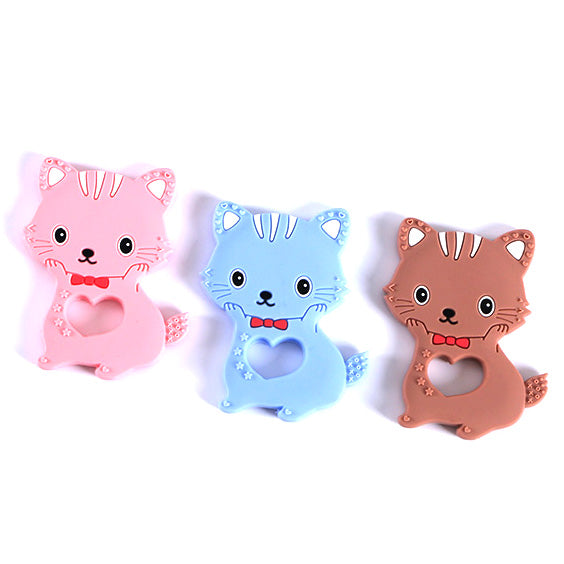 Silicone Baby Teether Cute Designs! Soothe Teething Gums!